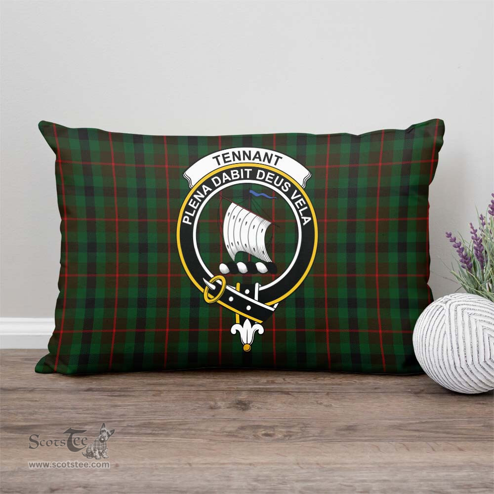 ScotsTee Shop Scottish Tennant Clan Crest Tartan Pillow/ Pillow Cover Tartan Accessories for Home