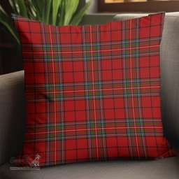ScotsTee Shop Scottish Stewart of Galloway Clan Tartan Pillow/ Pillow Cover Tartan Accessories for Home