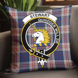 ScotsTee Shop Scottish Stewart of Appin Hunting Dress Clan Crest Tartan Pillow/ Pillow Cover Tartan Accessories for Home