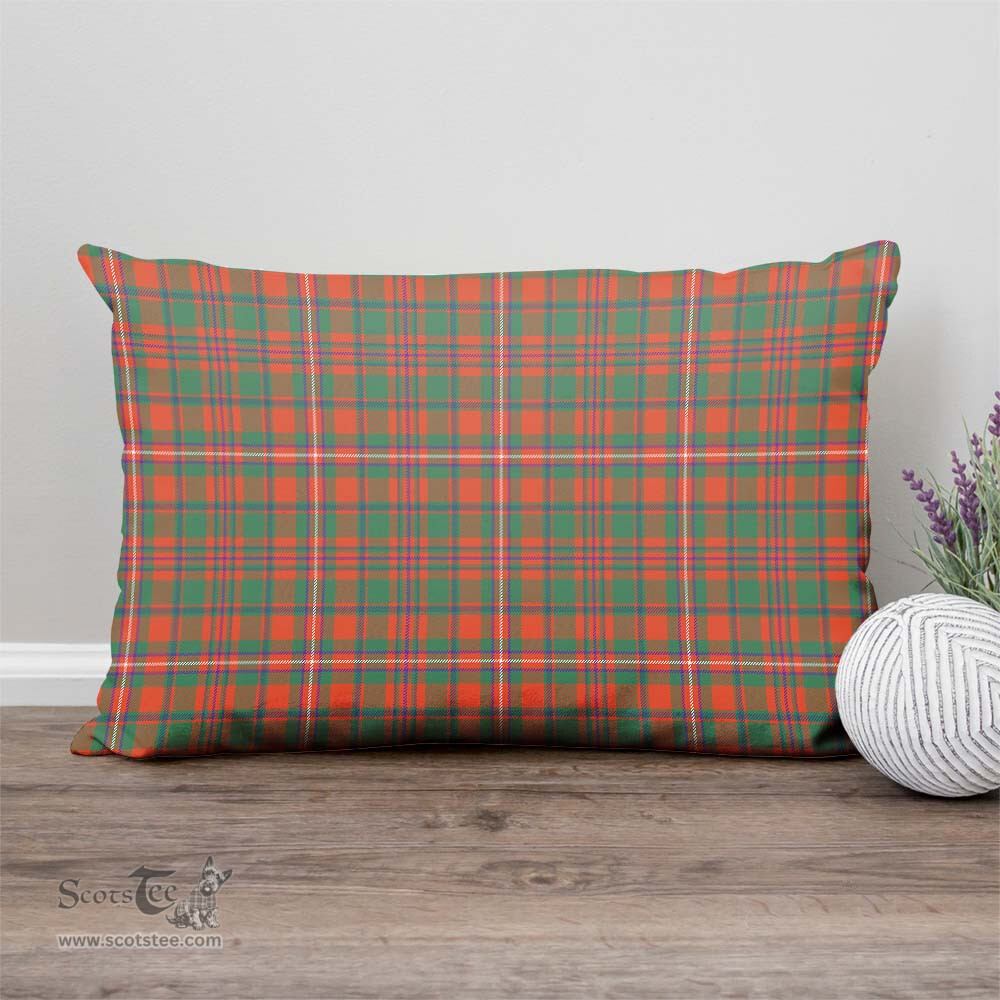 ScotsTee Shop Scottish MacKinnon Ancient Clan Tartan Pillow/ Pillow Cover Tartan Accessories for Home