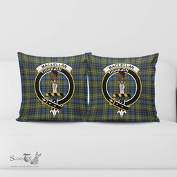 ScotsTee Shop Scottish MacLellan Ancient Clan Crest Tartan Pillow/ Pillow Cover Tartan Accessories for Home