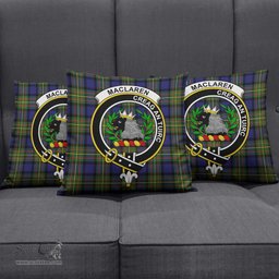 ScotsTee Shop Scottish MacLaren Modern Clan Crest Tartan Pillow/ Pillow Cover Tartan Accessories for Home
