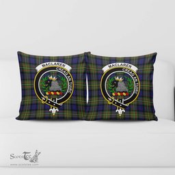 ScotsTee Shop Scottish MacLaren Modern Clan Crest Tartan Pillow/ Pillow Cover Tartan Accessories for Home