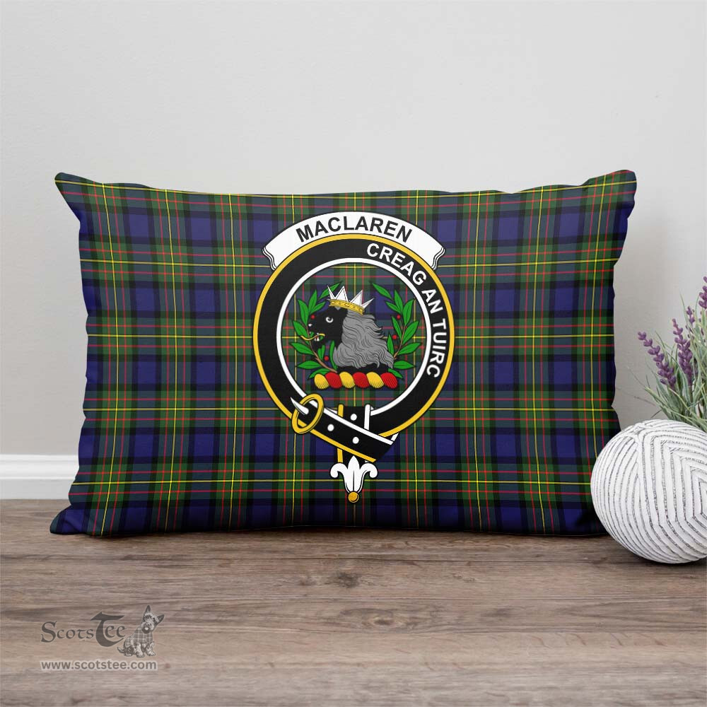 ScotsTee Shop Scottish MacLaren Modern Clan Crest Tartan Pillow/ Pillow Cover Tartan Accessories for Home