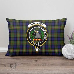 ScotsTee Shop Scottish MacLaren Modern Clan Crest Tartan Pillow/ Pillow Cover Tartan Accessories for Home