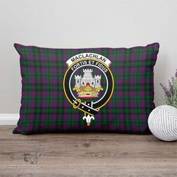 ScotsTee Shop Scottish MacLachlan Hunting Clan Crest Tartan Pillow/ Pillow Cover Tartan Accessories for Home