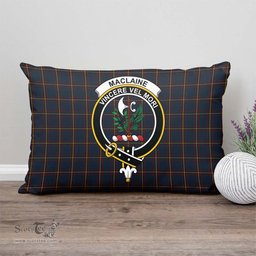 ScotsTee Shop Scottish MacLaine of Lochbuie Hunting Clan Crest Tartan Pillow/ Pillow Cover Tartan Accessories for Home