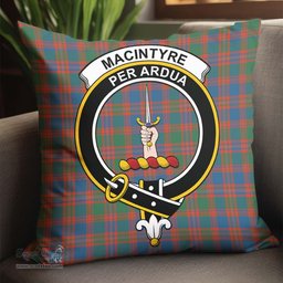 ScotsTee Shop Scottish MacIntyre Ancient Clan Crest Tartan Pillow/ Pillow Cover Tartan Accessories for Home