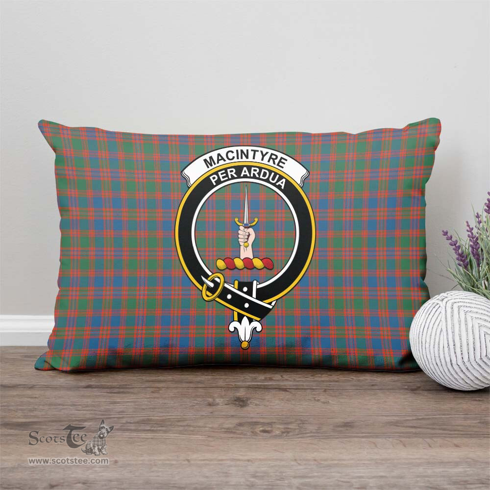 ScotsTee Shop Scottish MacIntyre Ancient Clan Crest Tartan Pillow/ Pillow Cover Tartan Accessories for Home