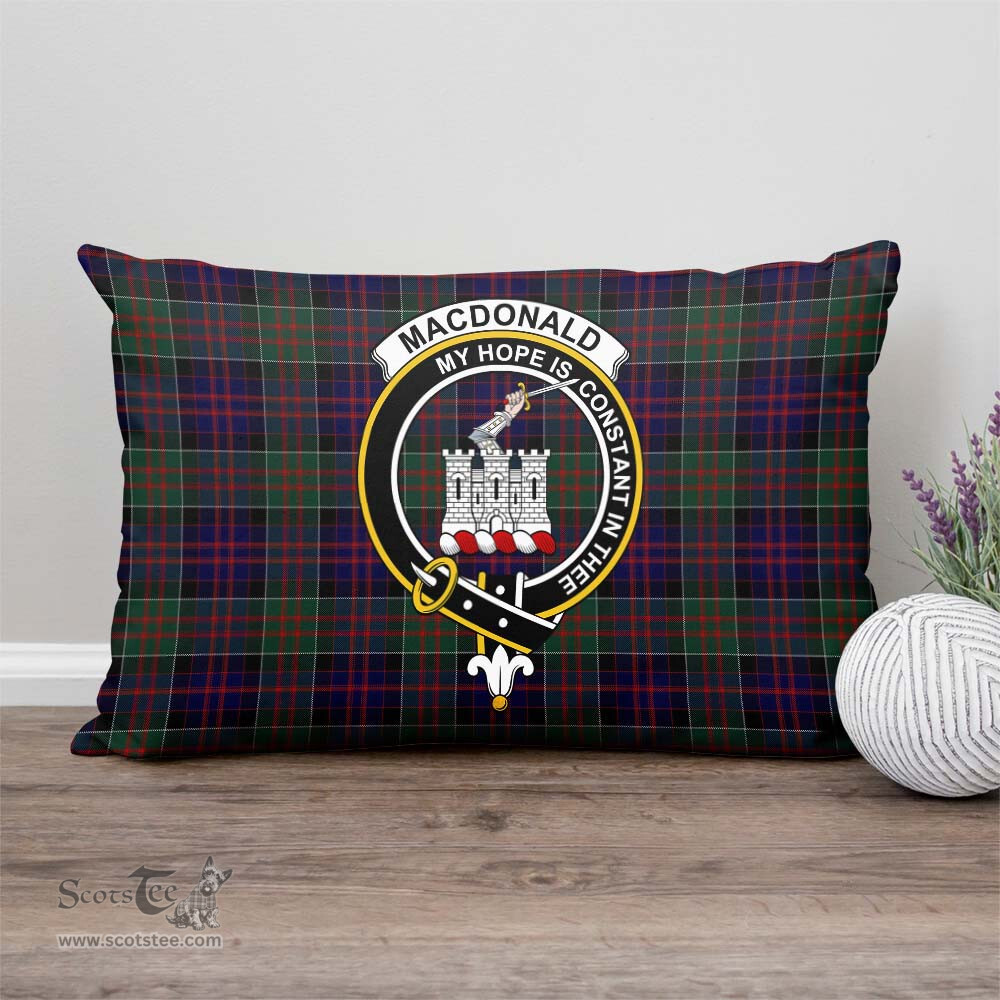 ScotsTee Shop Scottish MacDonald of Clan Ranald Clan Crest Tartan Pillow/ Pillow Cover Tartan Accessories for Home