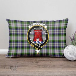 ScotsTee Shop Scottish MacNaughton Dress Clan Crest Tartan Pillow/ Pillow Cover Tartan Accessories for Home