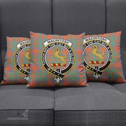 ScotsTee Shop Scottish MacIntosh Ancient Clan Crest Tartan Pillow/ Pillow Cover Tartan Accessories for Home