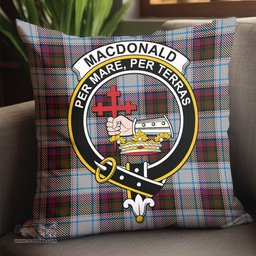 ScotsTee Shop Scottish MacDonald Dress Ancient Clan Crest Tartan Pillow/ Pillow Cover Tartan Accessories for Home