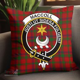 ScotsTee Shop Scottish MacColl Clan Crest Tartan Pillow/ Pillow Cover Tartan Accessories for Home
