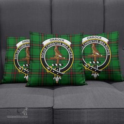 ScotsTee Shop Scottish Orrock Clan Crest Tartan Pillow/ Pillow Cover Tartan Accessories for Home