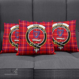 ScotsTee Shop Scottish Rose Modern Clan Crest Tartan Pillow/ Pillow Cover Tartan Accessories for Home