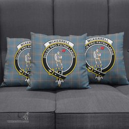 ScotsTee Shop Scottish McKerrell of Hillhouse Dress Clan Crest Tartan Pillow/ Pillow Cover Tartan Accessories for Home