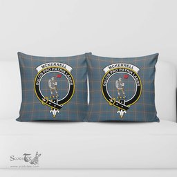 ScotsTee Shop Scottish McKerrell of Hillhouse Dress Clan Crest Tartan Pillow/ Pillow Cover Tartan Accessories for Home