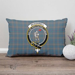 ScotsTee Shop Scottish McKerrell of Hillhouse Dress Clan Crest Tartan Pillow/ Pillow Cover Tartan Accessories for Home