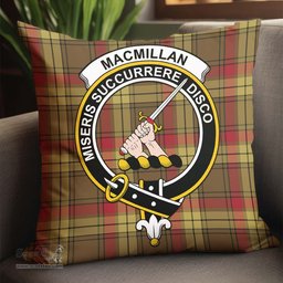 ScotsTee Shop Scottish MacMillan Old Weathered Clan Crest Tartan Pillow/ Pillow Cover Tartan Accessories for Home