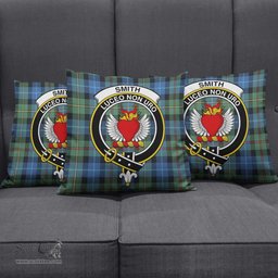 ScotsTee Shop Scottish Smith Ancient Clan Crest Tartan Pillow/ Pillow Cover Tartan Accessories for Home