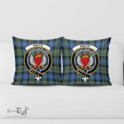 ScotsTee Shop Scottish Smith Ancient Clan Crest Tartan Pillow/ Pillow Cover Tartan Accessories for Home