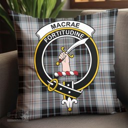 ScotsTee Shop Scottish MacRae Dress Clan Crest Tartan Pillow/ Pillow Cover Tartan Accessories for Home
