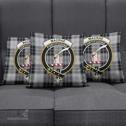 ScotsTee Shop Scottish MacRae Dress Clan Crest Tartan Pillow/ Pillow Cover Tartan Accessories for Home