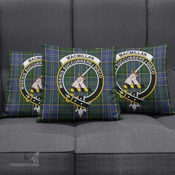 ScotsTee Shop Scottish MacMillan Hunting Clan Crest Tartan Pillow/ Pillow Cover Tartan Accessories for Home