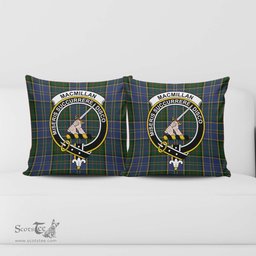 ScotsTee Shop Scottish MacMillan Hunting Clan Crest Tartan Pillow/ Pillow Cover Tartan Accessories for Home