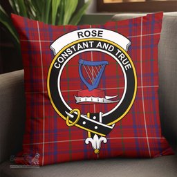 ScotsTee Shop Scottish Rose Clan Crest Tartan Pillow/ Pillow Cover Tartan Accessories for Home