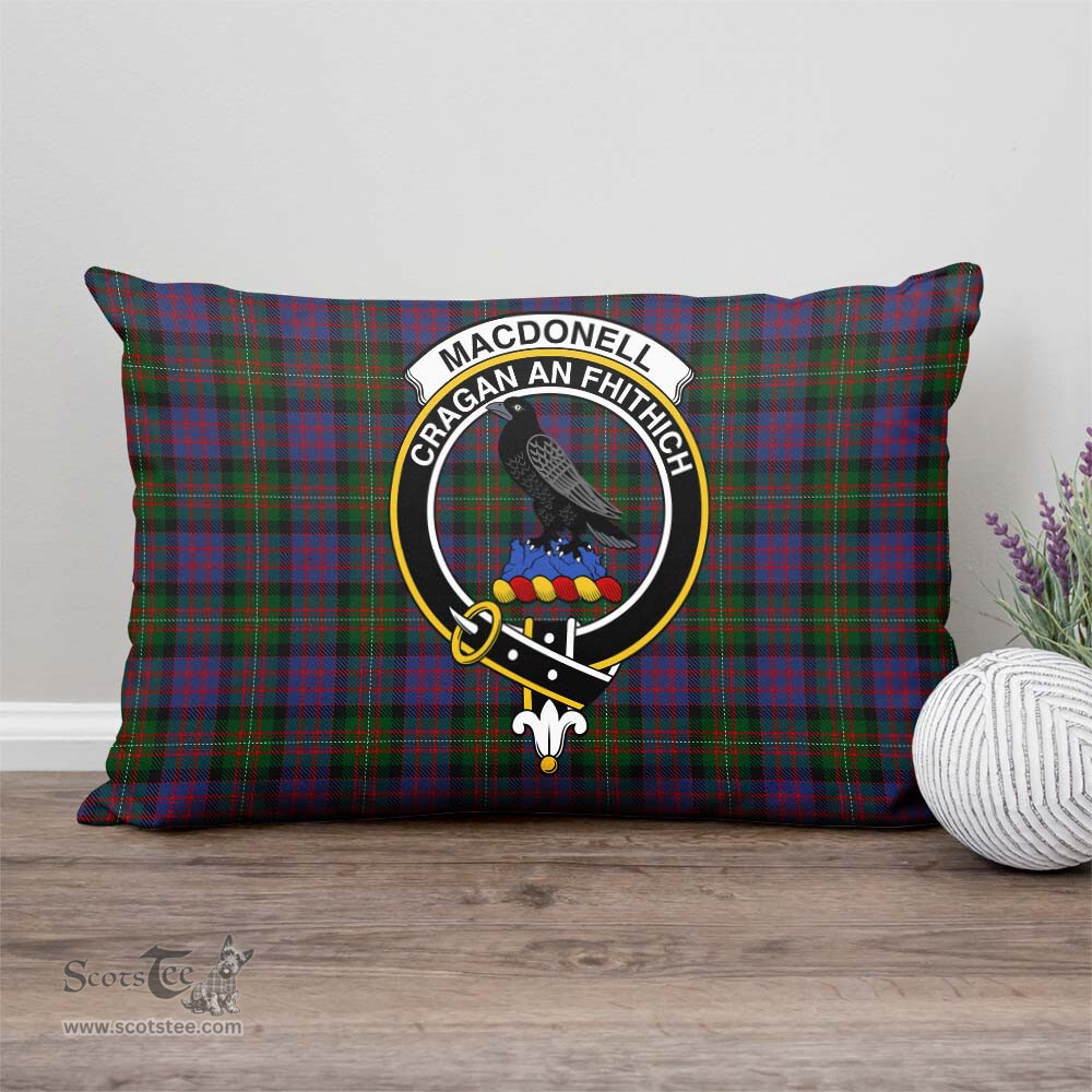 ScotsTee Shop Scottish MacDonell of Glengarry Clan Crest Tartan Pillow/ Pillow Cover Tartan Accessories for Home