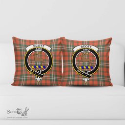 ScotsTee Shop Scottish Scott Ancient Clan Crest Tartan Pillow/ Pillow Cover Tartan Accessories for Home