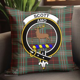 ScotsTee Shop Scottish Scott Brown Ancient Clan Crest Tartan Pillow/ Pillow Cover Tartan Accessories for Home