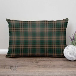 ScotsTee Shop Scottish Sackett Clan Tartan Pillow/ Pillow Cover Tartan Accessories for Home