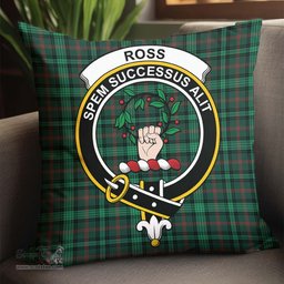 ScotsTee Shop Scottish Ross Hunting Modern Clan Crest Tartan Pillow/ Pillow Cover Tartan Accessories for Home
