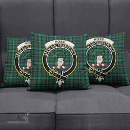 ScotsTee Shop Scottish Ross Hunting Modern Clan Crest Tartan Pillow/ Pillow Cover Tartan Accessories for Home