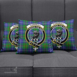 ScotsTee Shop Scottish Turnbull Hunting Clan Crest Tartan Pillow/ Pillow Cover Tartan Accessories for Home