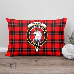 ScotsTee Shop Scottish Ramsay Modern Clan Crest Tartan Pillow/ Pillow Cover Tartan Accessories for Home