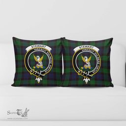 ScotsTee Shop Scottish Stewart Old Clan Crest Tartan Pillow/ Pillow Cover Tartan Accessories for Home
