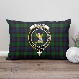 ScotsTee Shop Scottish Stewart Old Clan Crest Tartan Pillow/ Pillow Cover Tartan Accessories for Home