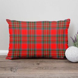 ScotsTee Shop Scottish MacBain Clan Tartan Pillow/ Pillow Cover Tartan Accessories for Home