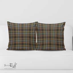 ScotsTee Shop Scottish Stewart Hunting Weathered Clan Tartan Pillow/ Pillow Cover Tartan Accessories for Home