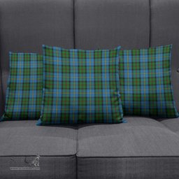 ScotsTee Shop Scottish MacLeod Green Clan Tartan Pillow/ Pillow Cover Tartan Accessories for Home