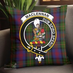 ScotsTee Shop Scottish MacLennan Clan Crest Tartan Pillow/ Pillow Cover Tartan Accessories for Home