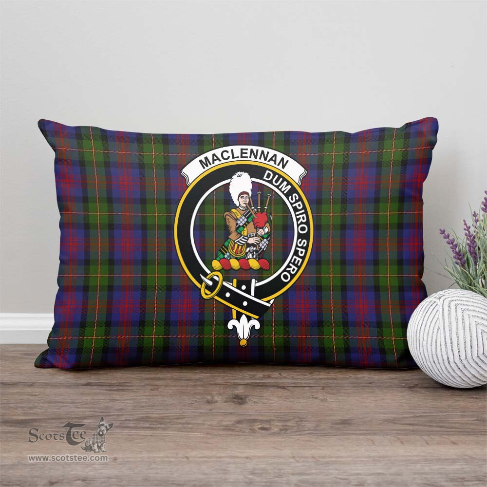 ScotsTee Shop Scottish MacLennan Clan Crest Tartan Pillow/ Pillow Cover Tartan Accessories for Home