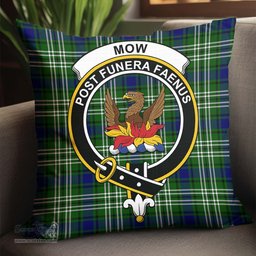 ScotsTee Shop Scottish Mow Clan Crest Tartan Pillow/ Pillow Cover Tartan Accessories for Home