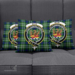 ScotsTee Shop Scottish Mow Clan Crest Tartan Pillow/ Pillow Cover Tartan Accessories for Home