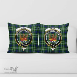 ScotsTee Shop Scottish Mow Clan Crest Tartan Pillow/ Pillow Cover Tartan Accessories for Home