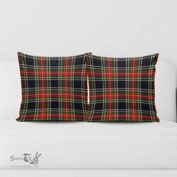 ScotsTee Shop Scottish Stewart Black Clan Tartan Pillow/ Pillow Cover Tartan Accessories for Home